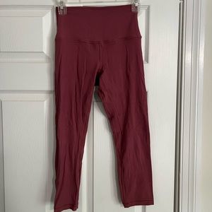Lululemon Align leggings. Dusty rose. Sz 6